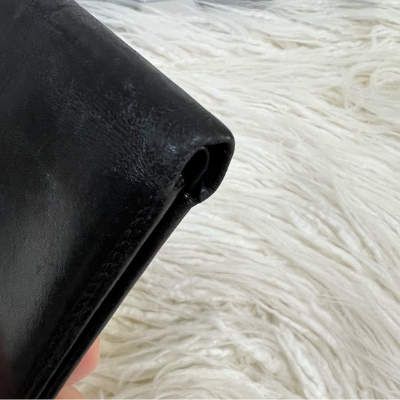 Dunhill Black Bifold Leather Compact Wallet - Picture 6 of 14